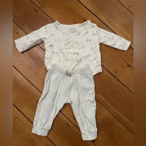 Pehr 3-6 unisex set with bunnies